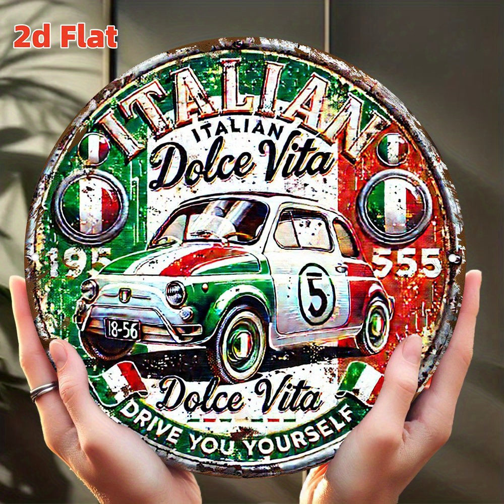 Vintage Collectible Cars - Emblem Mobil 2D Datar, Vintage Italia