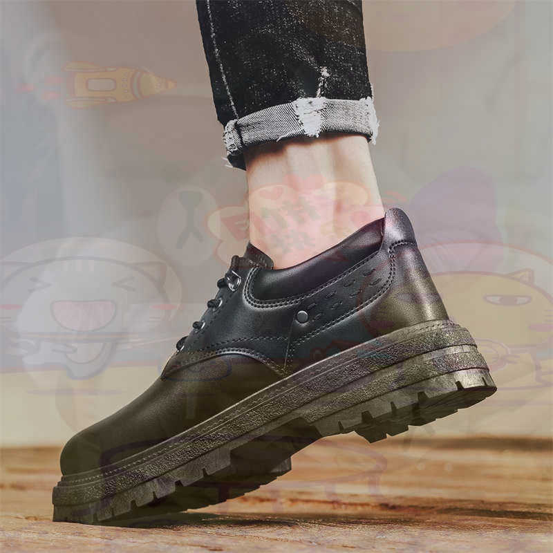 Small Vintage Collectible Items - Sepatu Pria Tenis Pelatih Fashion Kulit