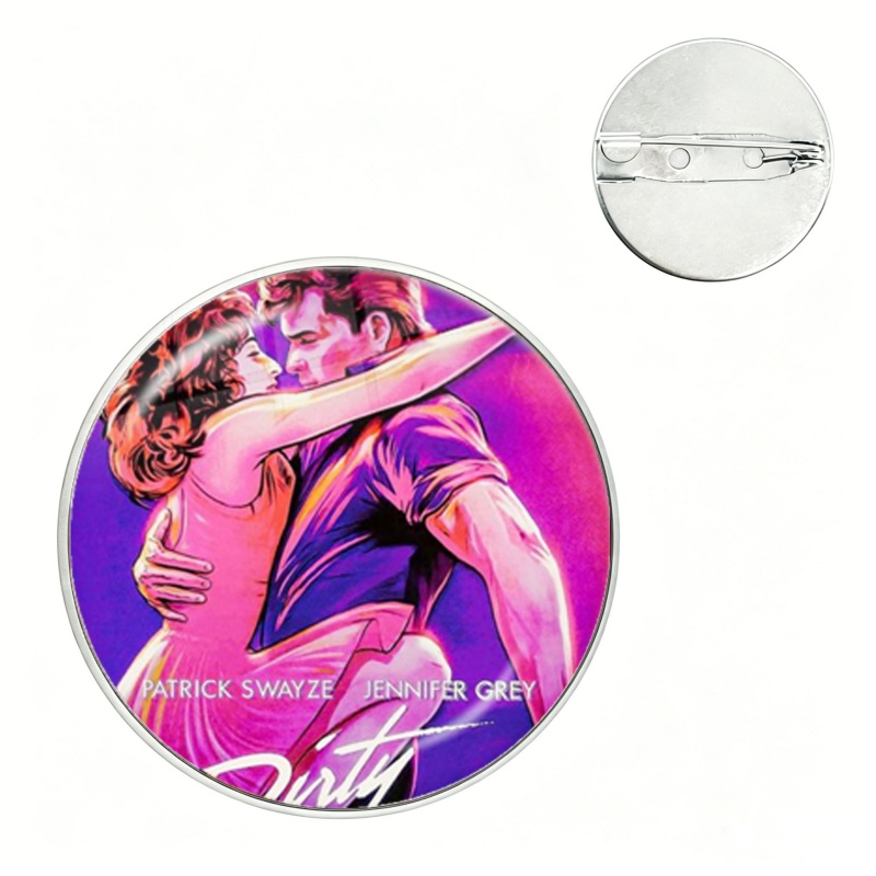 Pin Kancing Kaca Film Klasik V - Vintage Collectible Glass ulasan dan harga