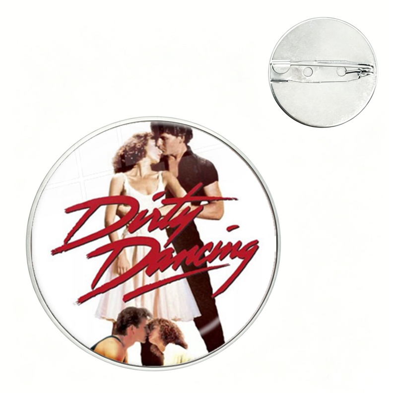 Pin Kancing Kaca Film Klasik V - Vintage Collectible Glass ulasan dan harga