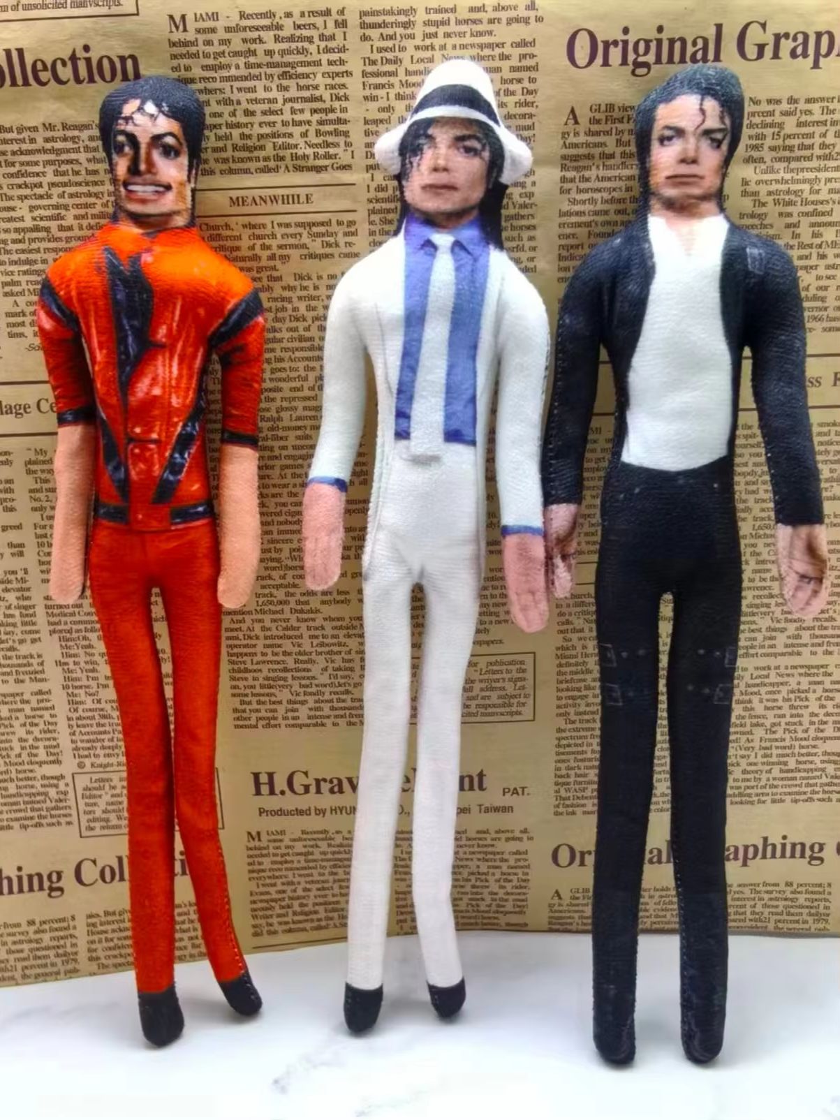 Boneka Prop Cosplay MJ Michael - Vintage Things Collection ulasan dan harga