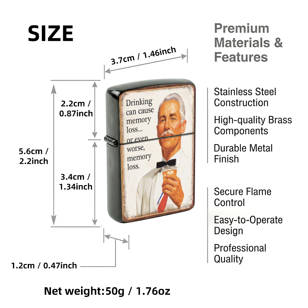 Korek Api Vintage Flip Top, ko - Vintage Collectible Lighters ulasan dan harga