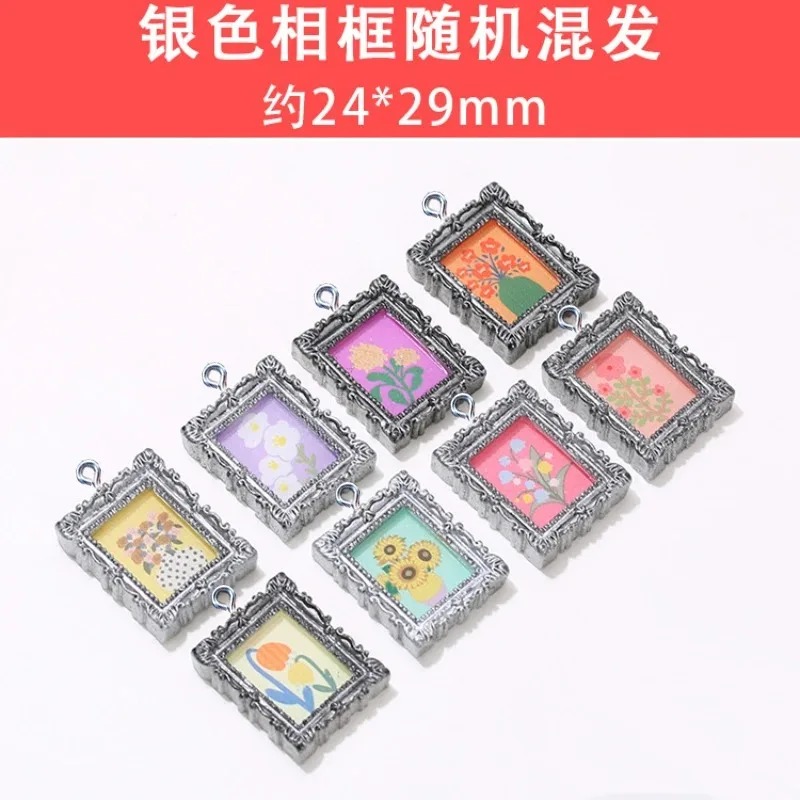 10 Buah Liontin Bingkai Foto R - Vintage Item ulasan dan harga