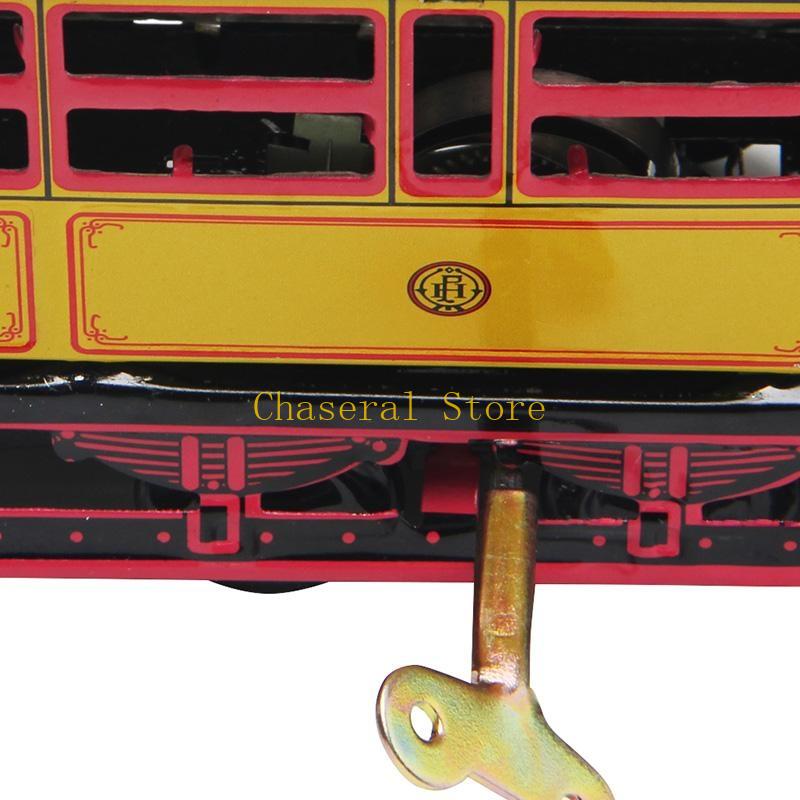 E7CE Retro Wind Up Up Tram Bus - Vintage Collectible Toys ulasan dan harga