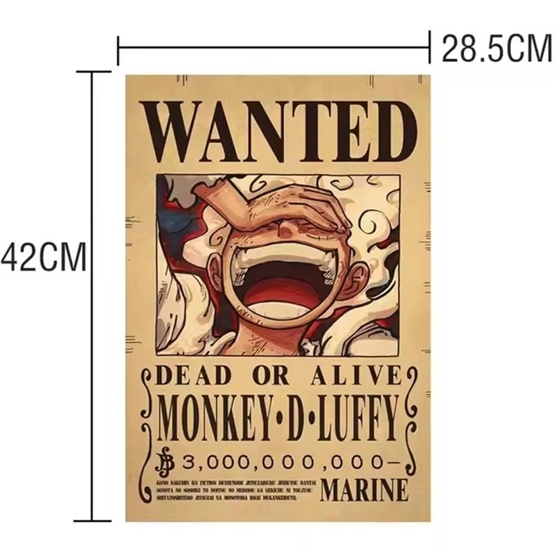 Poster Anime One Piece Bounty  - Vintage Things Collection ulasan dan harga