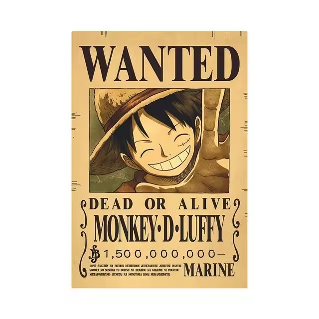 Poster Anime One Piece Bounty  - Vintage Things Collection ulasan dan harga