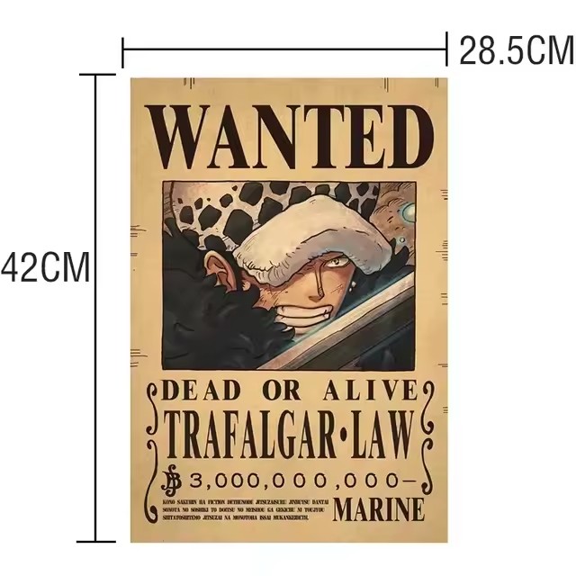 Poster Anime One Piece Bounty  - Vintage Things Collection ulasan dan harga