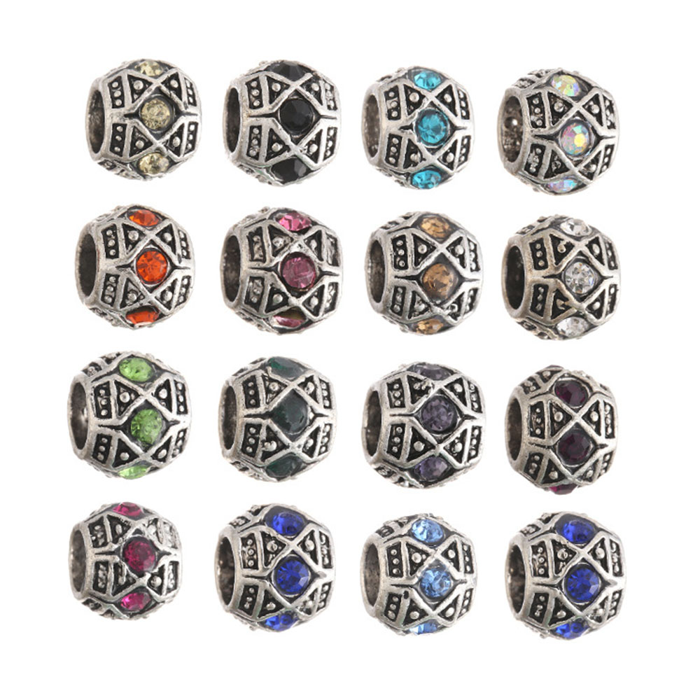 10 Pcs Manik-manik Logam Berlu - Vintage Item ulasan dan harga