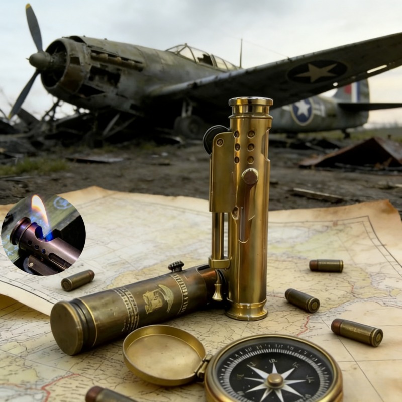Pemantik Kerosin Tembaga Murni - Vintage Collectible Lighters ulasan dan harga