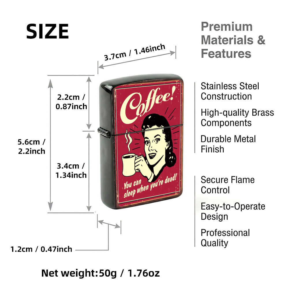 Korek Api Vintage Flip Top, ko - Vintage Collectible Lighters ulasan dan harga